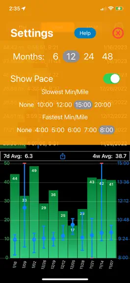 Game screenshot RunChart Workout Tracker hack