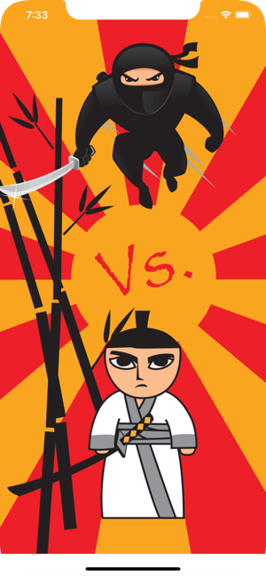 Ninja vs Samurai Reflex Game