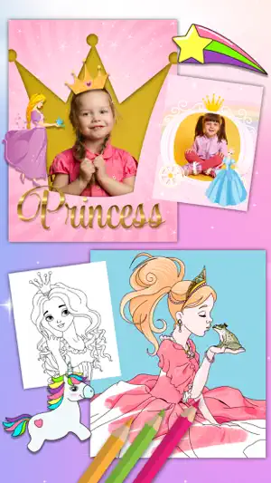 Fairy Princess Coloring Pages screenshot 1