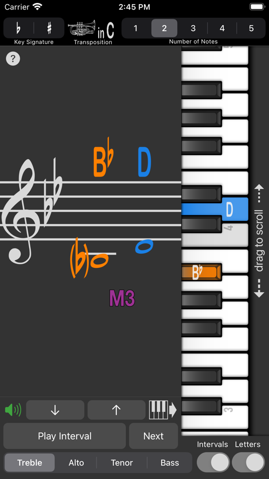 #3. Note Names & Pitches (iOS) 由: Patrick Q. Kelly