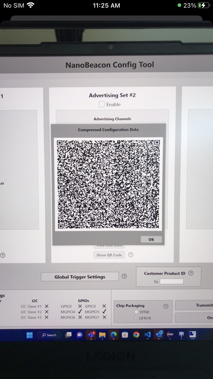 NanoBeacon BLE Scanner