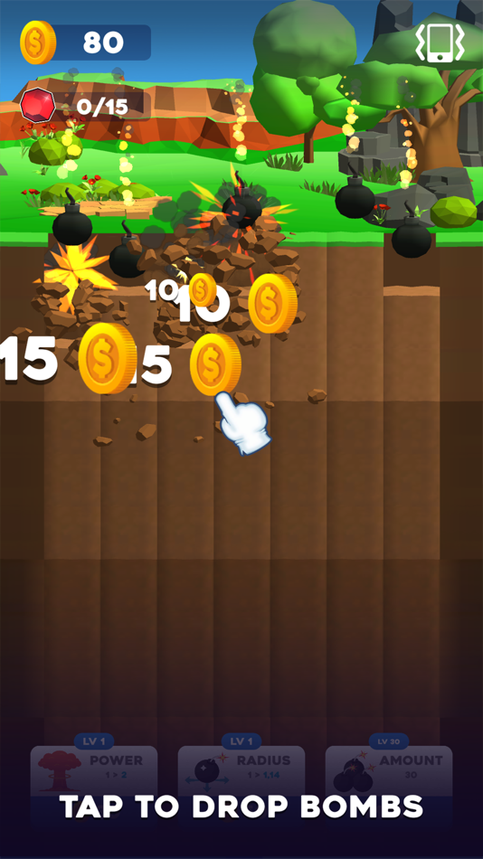 #1. Dig Deep Clicker (iOS) 由: Electric Monkeys
