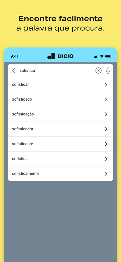 Dicio Portuguese Dictionary - Reference App | MWM