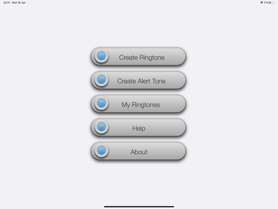 MP3 2 Ringtone iPad app afbeelding 1