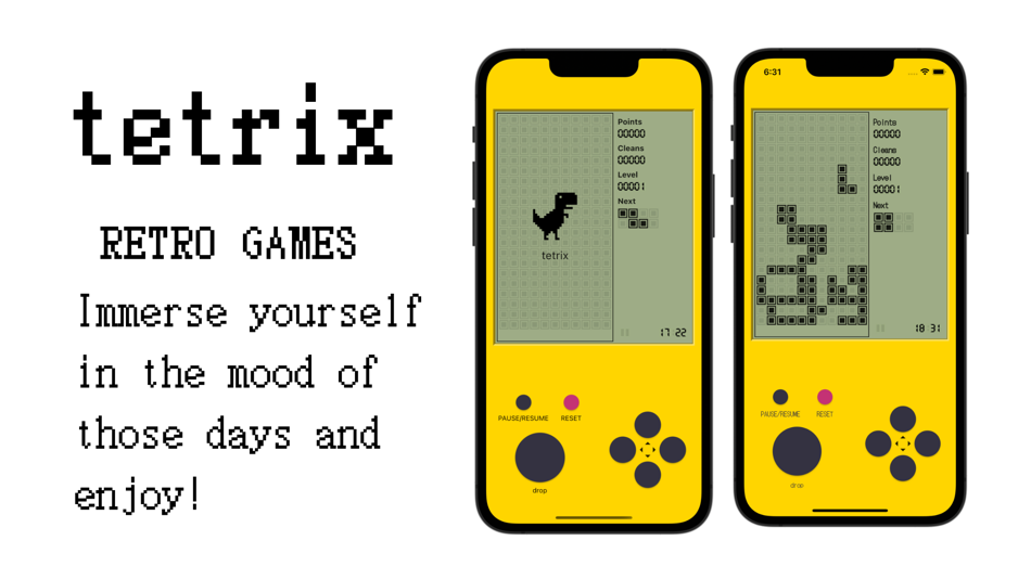 Tetrix1984:Simple Retro Game - 1.0.2 - (iOS)