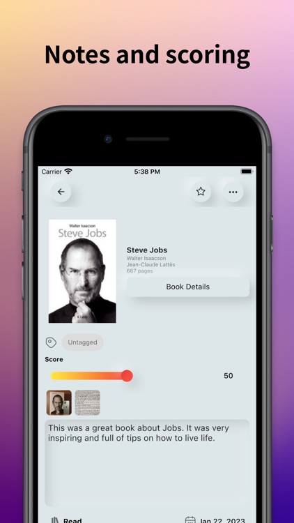 Book Tracker Reading Log - Hon