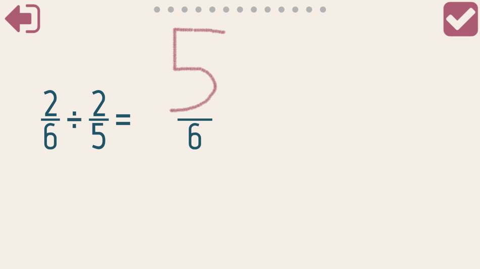 #4. Math Shot Dividing Fractions (iOS) 由: Sergey Malugin