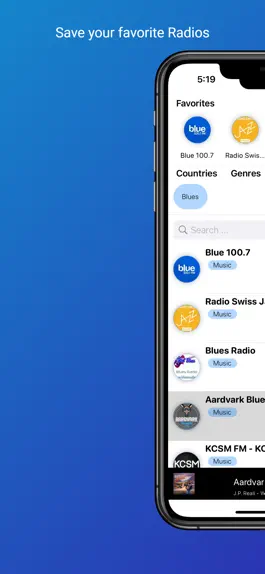 Game screenshot Blues Music Radio Stations FM apk