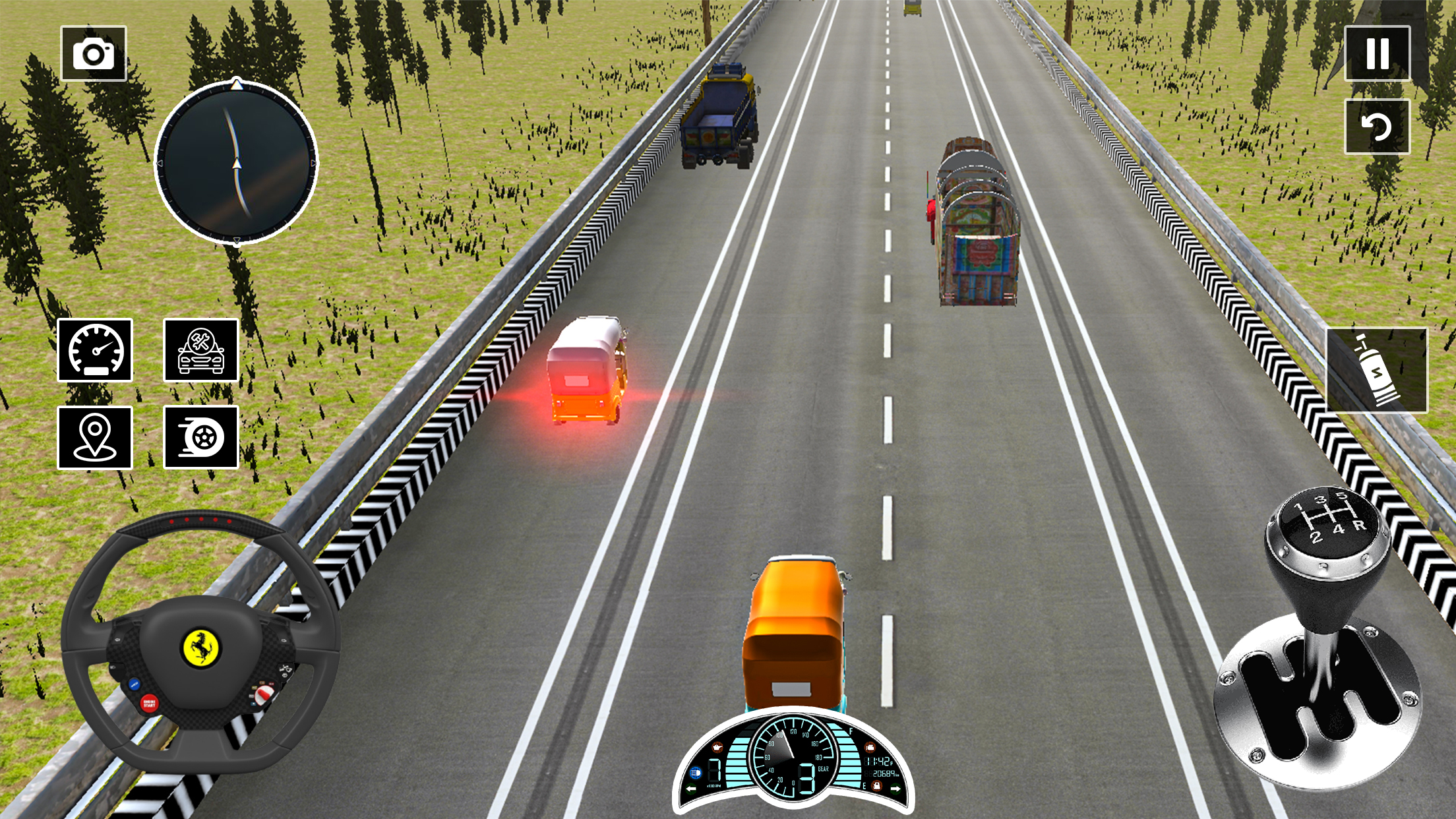 Indian Auto Rickshaw Game 3d