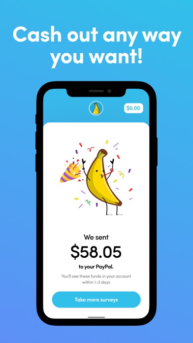 BananaBucks - Surveys for Cash Screenshot