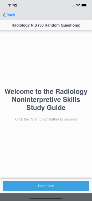 Radiology NIS Study Guide