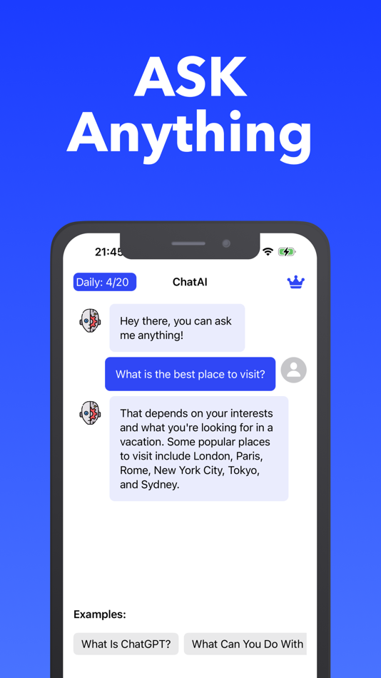#3. Chat AI Chatbot Assistant Pro (iOS) بواسطة: Tuncer Tirnavali