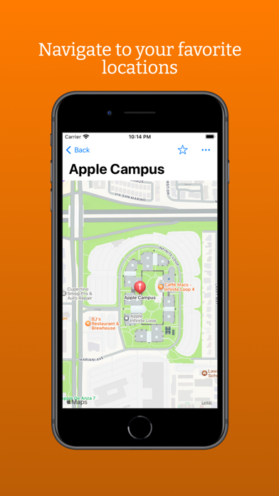 Locations Wallet Screenshot