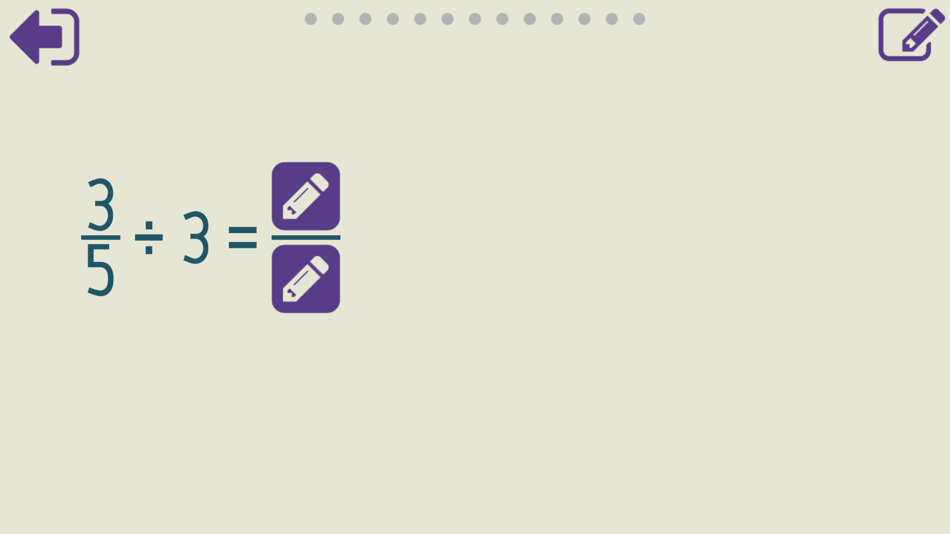 #5. Dividing Fractions Trainer (iOS) 由: Sergey Malugin