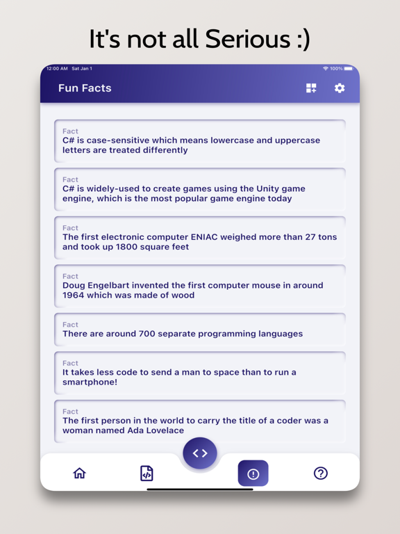 C# Compiler - Run .cs Code iPad screenshot