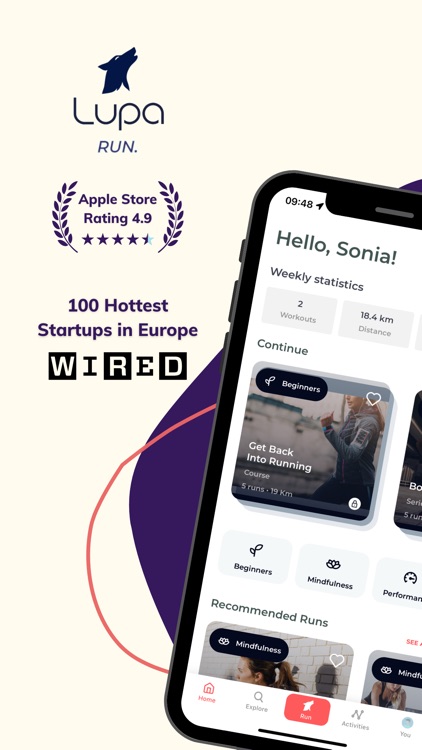 Lupa Run: Mindful Running screenshot-0