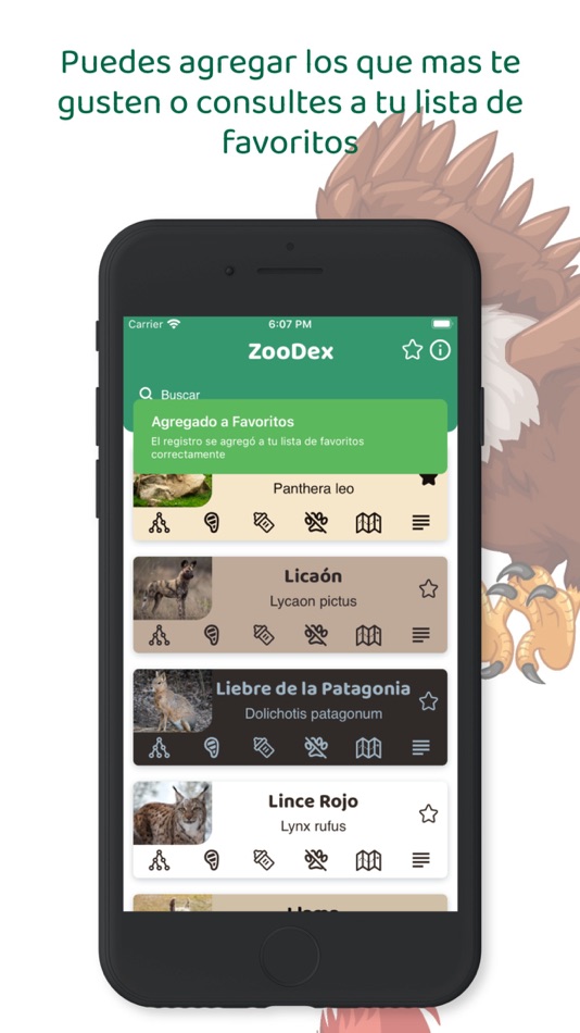 #7. ZooDex (iOS) 由: Bryan Oswaldo Gomez Perez