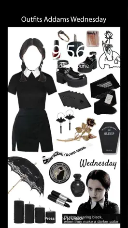 Game screenshot Dress Up : Addams wednesday hack