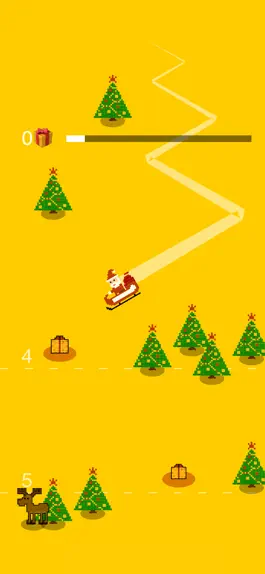 Game screenshot Santa Claus is Skiing to Town apk