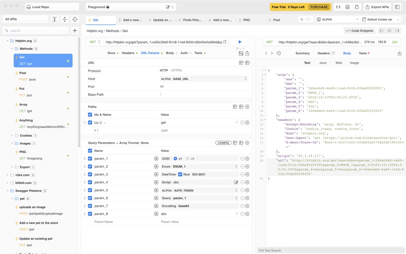 Screenshot #1 pour Gotcha Rest Client