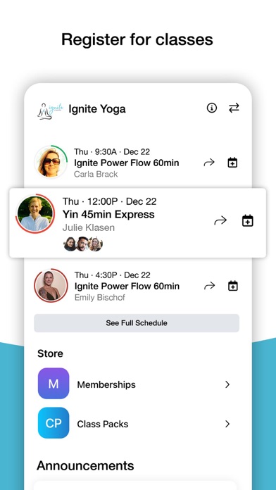Ignite Yoga Pgh Screenshot