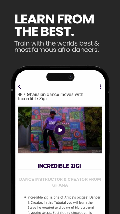 African Dance Dictionary Screenshot