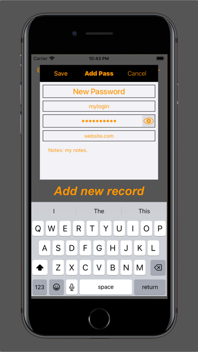 PassVault Screenshot