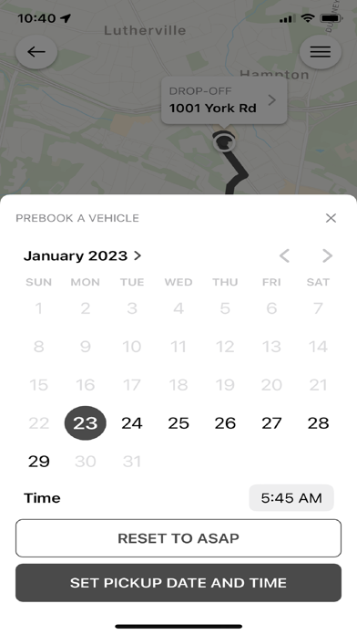 Atwater Cab iPhone screenshot 4 - Travel app