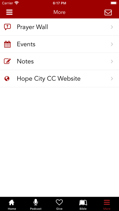 Hope City CC App Screenshot