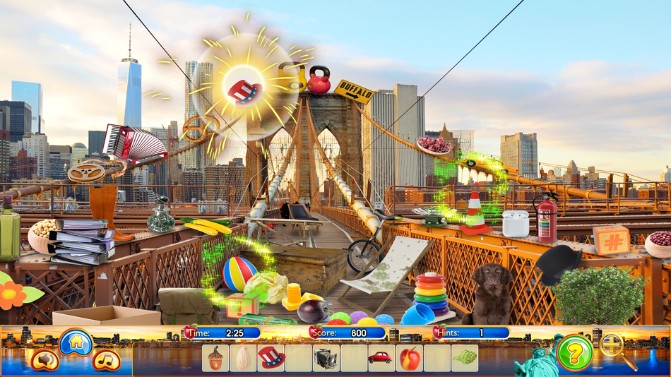 #3. Hidden Object New York Chicago (iOS) โดย: Brainfull, LLC