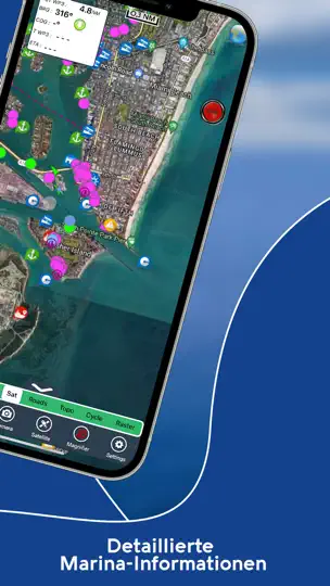 Screenshot von AIS Maps: Marine & Lake Charts auf dem iPhone 3