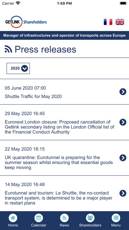 GETLINK Shareholders screenshot-3