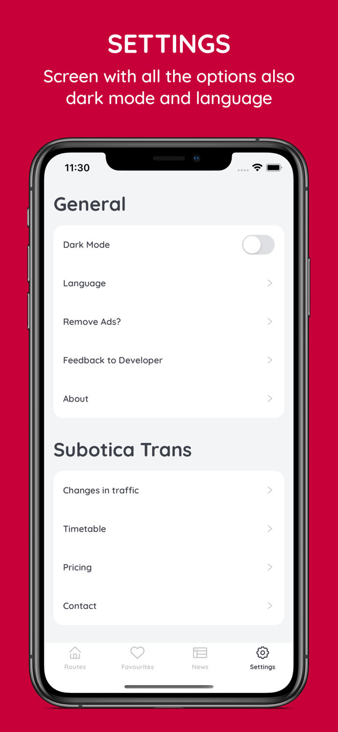 Public Transport Subotica
