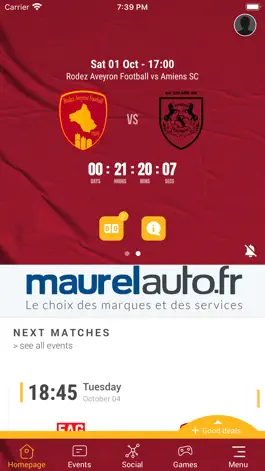 Game screenshot Rodez Aveyron Football mod apk