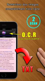 scanner de texte hors ligne iPhone Captures Décran 2
