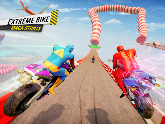 Crazy Bike Stunt Racing Games