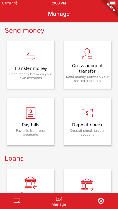 MTCU Mobile Banking Screenshot