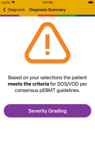 SOS/VOD Diagnosis and Grading Screenshot