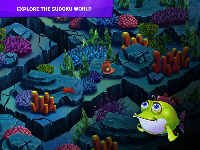 Fish Sudoku cute puzzle game