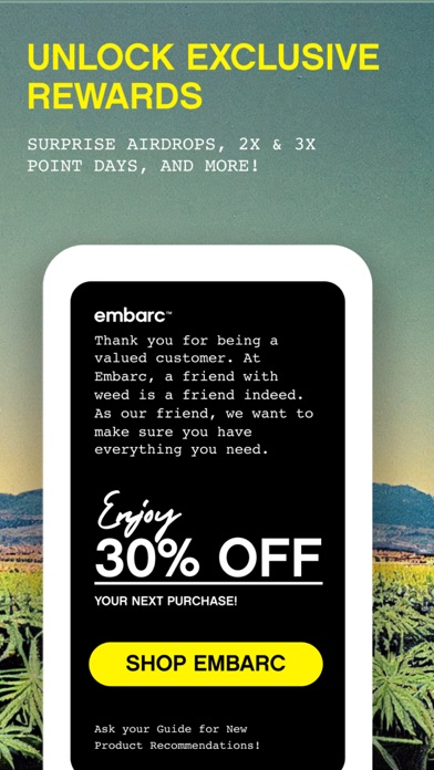 Embarc Cannabis Dispensary Screenshot