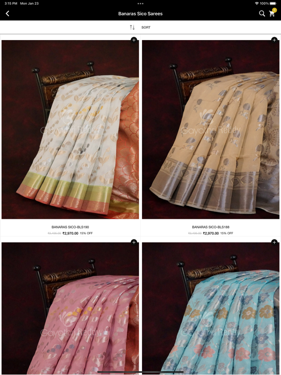 Screenshot #6 pour Gayathri Reddy - Sarees