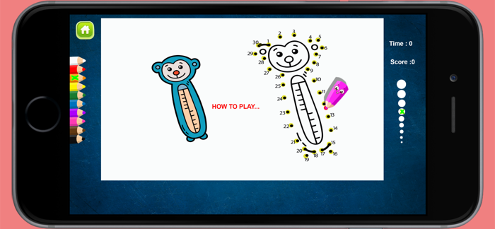 Dot to Dots to Coloring