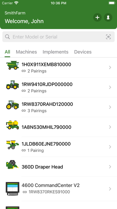 Equipment Mobile Screenshot