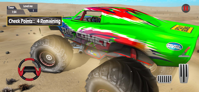 Monster Truck Stunts Game