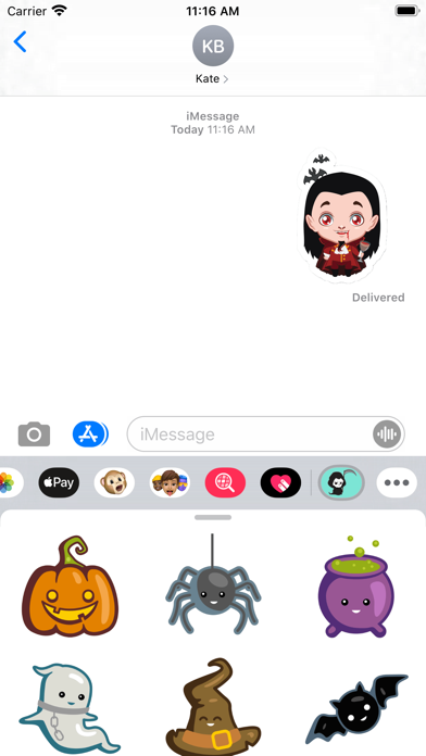 Screenshot #1 pour Nightmare Ghost Stickers