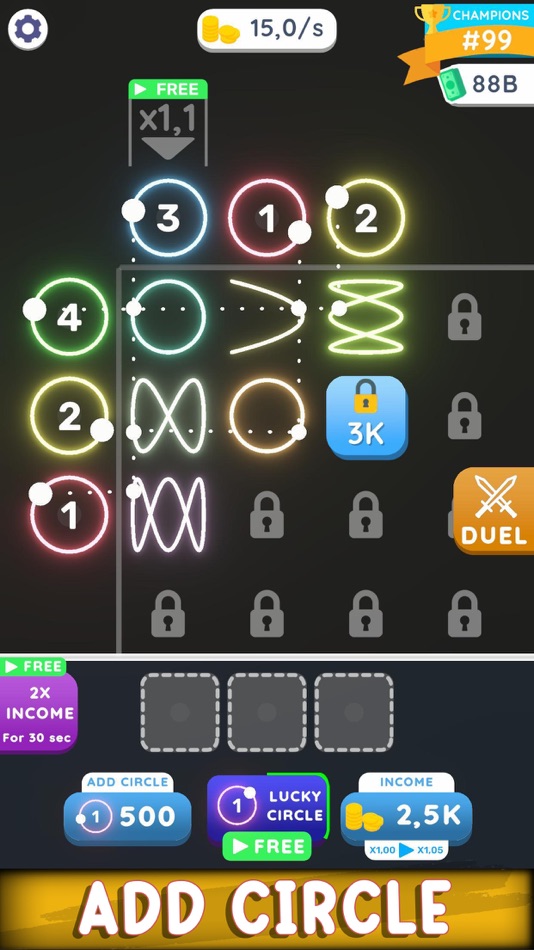#1. Lissajous Clicker (iOS) 由: Hyperlab Games