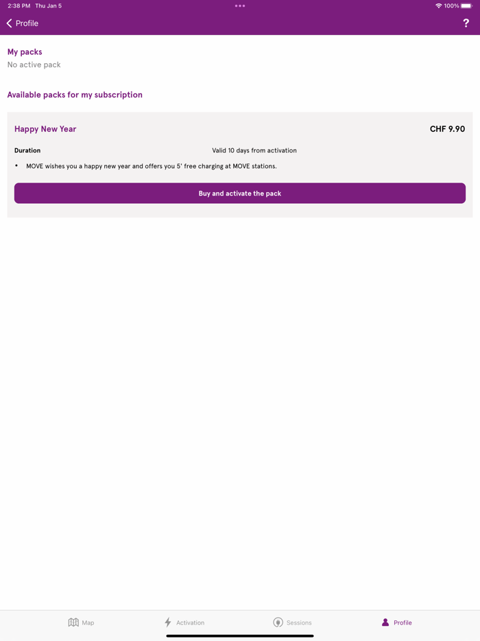 MOVE – Recharge your car