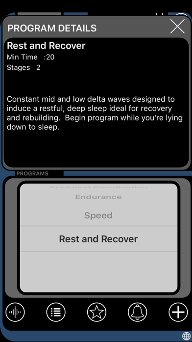 Brain Wave Neuro Athletic Trainer - 7 Advanced Binaural Brainwave Entrainment Fitness Programs Screenshot 5