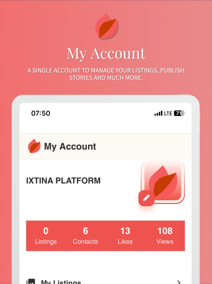 ixtina Buy, Sell  Connect.