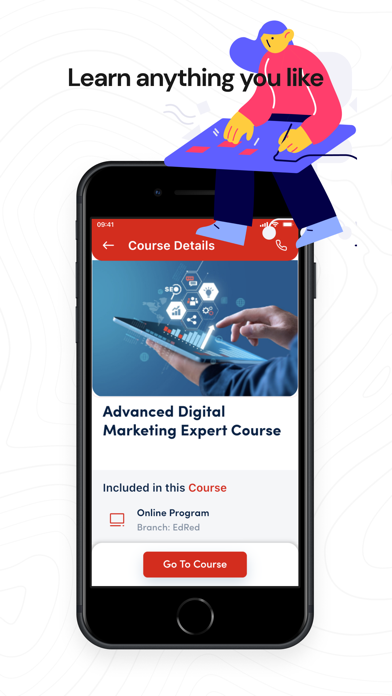 EdRed-Online Learning Platform Screenshot